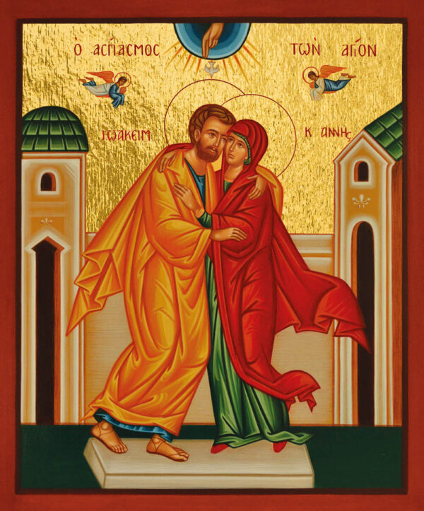 Icône La Rencontre d'Anne et Joachim