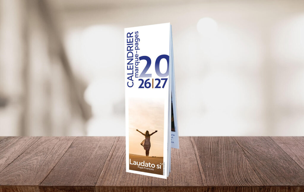 Calendrier marque-pages 2026 / 2027 –  Laudato si’