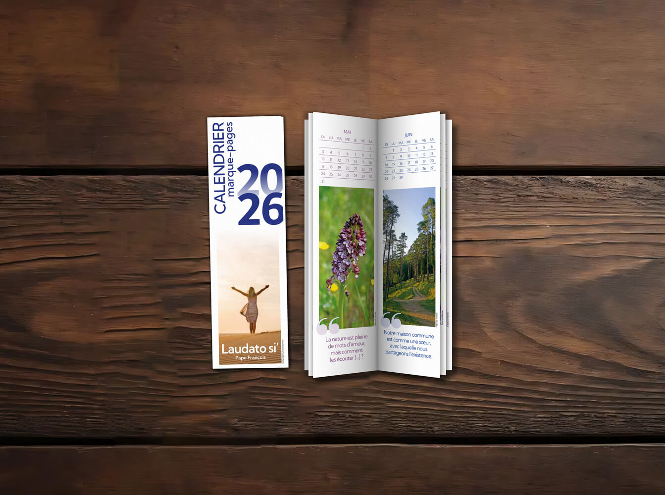 Calendrier marque-page 2026 –  Laudato si’