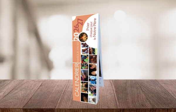 Calendrier marque-pages 2026-2027 – « Notre Père »