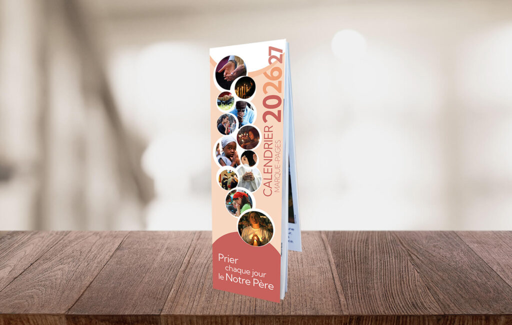 Calendrier marque-pages 2026-2027 – « Notre Père »