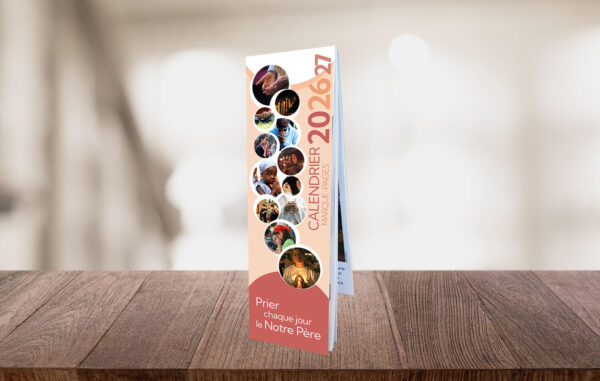 Calendrier marque-pages 2026-2027 – « Notre Père »