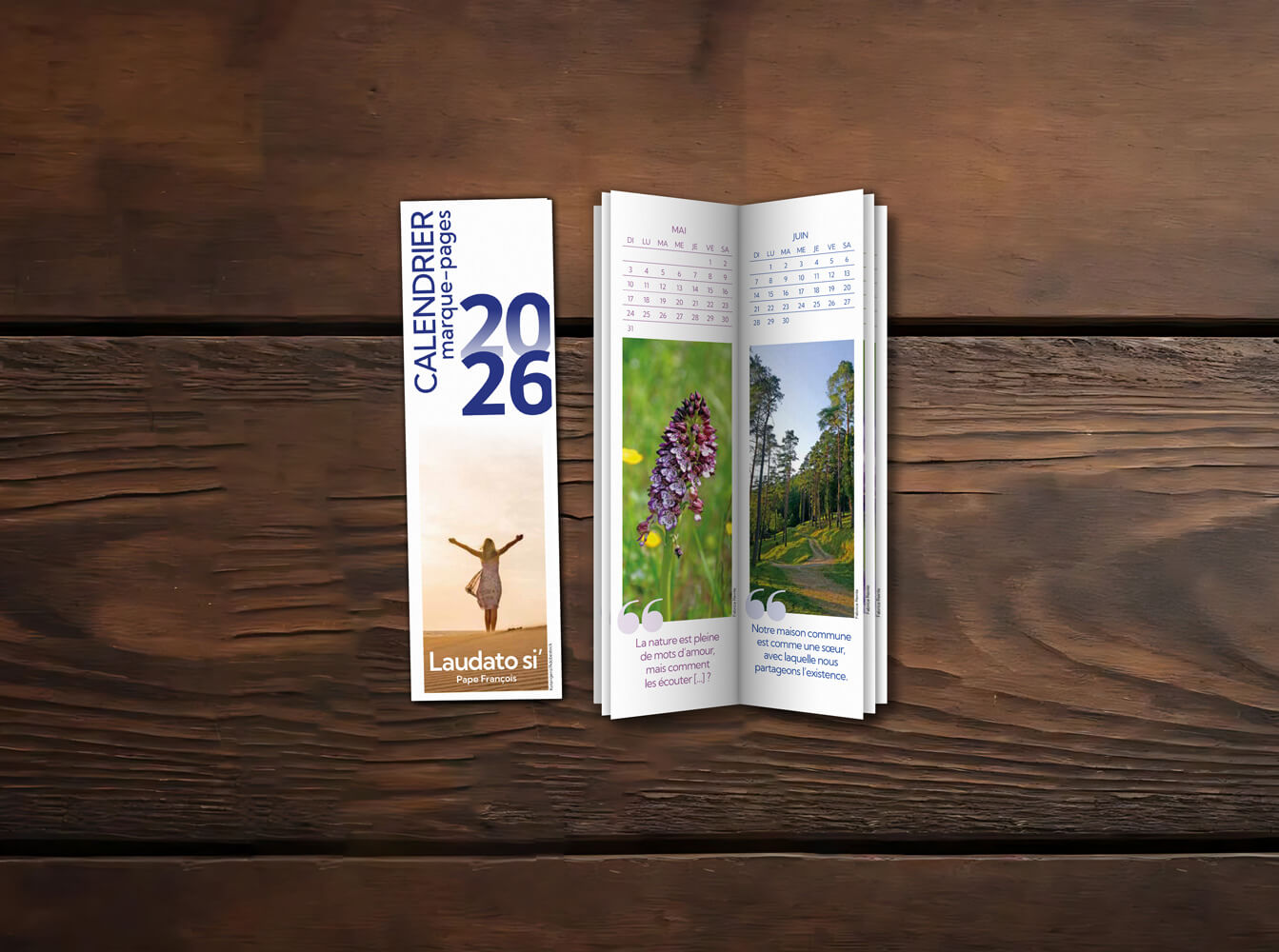 Calendrier marque-page 2026 &ndash;  Laudato si&rsquo;