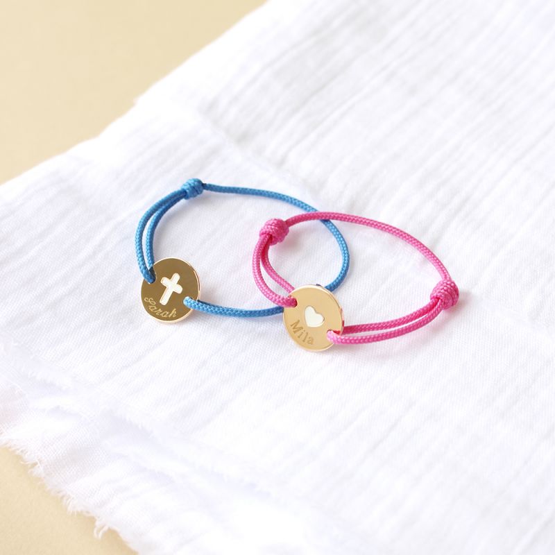 Bracelet mini jeton croix – Image 2
