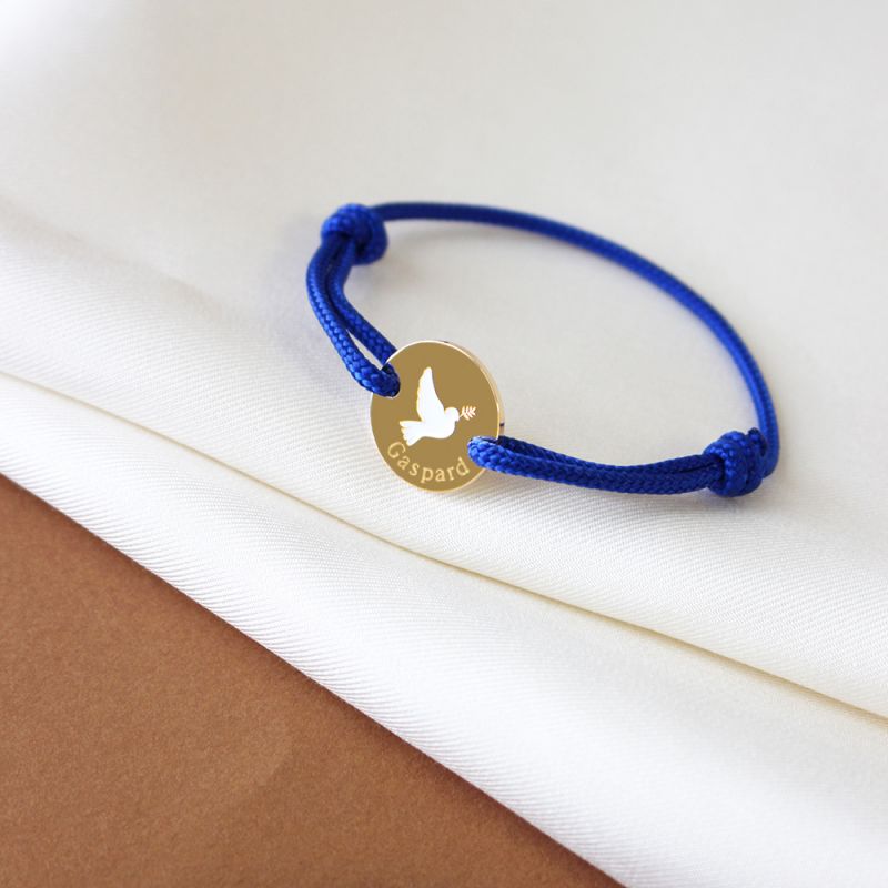 Bracelet mini jeton colombe – Image 4