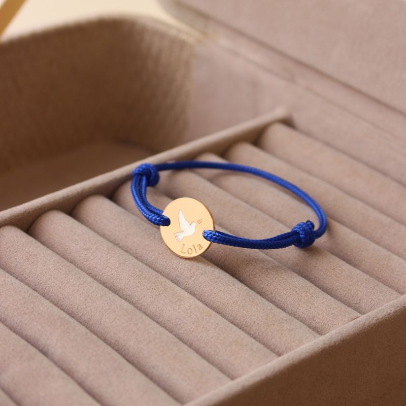 Bracelet mini jeton colombe – Image 3