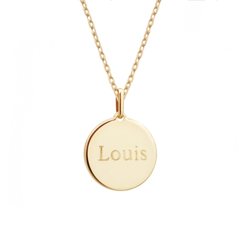 Collier kids croix laqué ivoire – Image 2